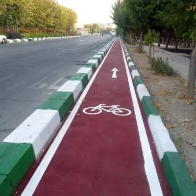 رنگ جدول خیابان